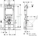 Stelaż Geberit Concealed toilet frame Geberit DuofixBasic, 458.103.00.1 2