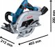 Bosch BOSCH.GKS SAW 18V-70 L SOLO 190mm EC 3