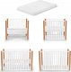 KinderKraft KINDERKRAFT baby cot KOYA 4in1, white 15