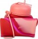 Epson COOLPACK Silikon water bottle Pump 600 ml Girls Pink 3
