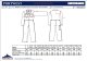 Portwest BIZ1 - Kombinezon trudnopalny Bizweld - granatowy L 7