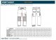 Portwest T602 - Spodnie PW3 z kieszeniami kaburowymi - granat-czarny 36 6
