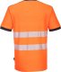 Portwest PW310 - T-shirt ostrzegawczy PW3 z dekoltem w szpic - pomarańczowy-czarny 4XL 1