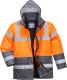 Kurtka męska Portwest S467 - Dwukolorowa kurtka ostrzegawcza Traffic - pomarańczowy 5XL 1