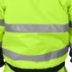 Kurtka męska R.E.I.S. LH-XVERT-XV - Kurtka ochronna ocieplana XVERT, tkana - żółto-czarny 2XL 9