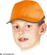 R.E.I.S. CZFLUO-KIDS - Czapka z daszkiem w kolorze fluorescencyjnym dla dzieci - pomarańczowy XS 1