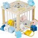 Kruzzel Sorter- kostka sensoryczna drewniana 22885 1