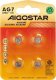 Aigostar  Bateria guzikowa pastylkowa AG7 LR927 1.5V opakowanie 4 sztuki Bateria guzikowa pastylkowa AG7 LR927 1.5V opakowanie 4 sztuki 6