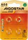 Aigostar  Bateria guzikowa pastylkowa AG0 LR69 TR521 1.5V opakowanie 4 szt. Bateria guzikowa pastylkowa AG0 LR69 TR521 1.5V opakowanie 4 szt. 6