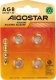 Aigostar  Bateria guzikowa pastylkowa AG8 LR1120 LR55 1.5V opak. 4 sztuki Bateria guzikowa pastylkowa AG8 LR1120 LR55 1.5V opak. 4 sztuki 5