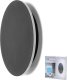 Kinkiet Aigostar  LED Metalowy kinkiet płaski okrągły czarny 12W Barwa Zimna LED Metalowy kinkiet czarny 12W 1