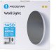 Kinkiet Aigostar  LED Metalowy kinkiet płaski okrągły czarny 12W Barwa Zimna LED Metalowy kinkiet czarny 12W 5