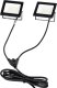 Aigostar  Zestaw naświetlaczy 2*30W + wysuwany wspornik 60-160 cm z kablem 3m Zestaw naświetlaczy 2*30W + wysuwany wspornik 60-160 cm z kablem o 4