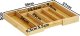 Verk Wkład do szuflady organizer kuchenny na sztućce bambus 7 przegródek 39cm l Wkład do szuflady organizer kuchenny na sztućce bambus 7 przegródek 39cm l 1