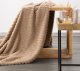 Design 91 Miękki koc żakardowy KLISA 200X220 beżowy 1