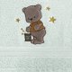 Eurofirany Dziecięcy ręcznik kąpielowy frotte BABY 100X100 jasnomiętowy 2