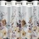 Design 91 Elegancka zasłona na przelotkach GRETA 140X250 biała z motywem kwiatowym 3