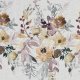Design 91 Elegancka zasłona na przelotkach GRETA 140X250 biała z motywem kwiatowym 4