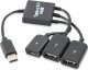HUB USB SwiatKabli HUB USB typ C 3.1 2x USB + micro tablet ANDROID OTG myszka 2