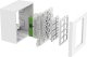 Vision VISION Techconnect Faceplate Steuermodul - LEBENSLANGE GARANTIE - 8 Tasten - lernt Infrarot-Fernbedienungscodes von anderen Fernbedienungen - unterstutzt RS-232, 12V-Ausloser, Planung - mehrere Befehle pro Taste - Doppelraummodul - 1-fach britisch 1