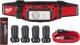 Latarka Milwaukee USB įkraunamas prožektorius ant galvos MILWAUKEE L4 HL2-301 1