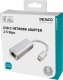 Deltaco USB-C tinklo adapteris DELTACO, 2,5G, aliuminis / USBC-GIGA6 3