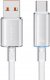 Kabel USB Usams USB-A - USB-C 1.2 m Biały (USA1260) 1