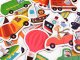 Jokomisiada Puzzle układanka 23 ele Pojazdy Samochody maszyny budowlane ZA4750 8