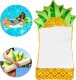 Jokomisiada Dmuchany materac Hamak wodny siatka, model ananas na basen i plażę SP0760 1