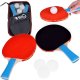 Jokomisiada Drewniane PALETKI do gry w ping-pong + 3 piłeczki Tenis stołowy SP0768 1