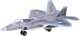 Jokomisiada Zestaw klocków samolot odrzutowiec model F-22 1:100 ZA5027 4