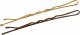 Activeshop Wsuwki fryzjerskie do włosów E-64 36 szt. 6 cm złote 2