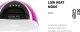 Lampa do paznokci Activeshop Lampa UV LED Glow YC57 RN niebiesko różowa 268W 14