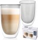 Orion Szklanki termiczne z podwójną ścianką do kawy latte DOUBLE 460 ml 2 szt. 1