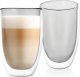 Orion Szklanki termiczne z podwójną ścianką do kawy latte DOUBLE 460 ml 2 szt. 2