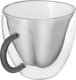 Orion Szklanki termiczne z podwójną ścianką do kawy i herbaty DOUBLE 280 ml 2 szt. 8