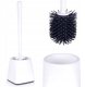 Orion Szczotka do toalety silikonowa ze stojakiem biała 2