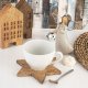 Orion Podstawka pod kubek drewniana 12,5 cm 3