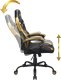 Krzesło biurowe Subsonic Subsonic Junior Hogwarts Fotel dla gracza Wyściełane siedzisko tapicerowane Czarny, Żółty 11