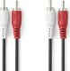 Kabel Nedis Nedis CAGL24200BK15 kabel audio 1,5 m 2 x RCA Czarny 1