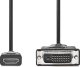 Adapter AV Nedis Nedis CCGL34800BK20 adapter kablowy 2 m HDMI Typu A (Standard) DVI-D Czarny 2