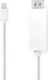 Adapter USB Nedis Nedis CCGL37600WT20 adapter kablowy 2 m Mini DisplayPort Biały 1
