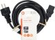 Kabel zasilający Nedis Nedis CEGL10030BK30 kabel zasilające Czarny 3 m Wtyczka zasilająca typu F IEC 320 3