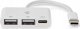HUB USB Nedis Nedis CCGB64785WT01 huby i koncentratory USB 2.0 Type-C 5000 Mbit/s Biały 2