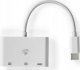 HUB USB Nedis Nedis CCGB64785WT01 huby i koncentratory USB 2.0 Type-C 5000 Mbit/s Biały 3