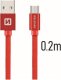 Kabel USB Swissten USB-A - micro-B 0.2 m Czerwony (71522106) 11