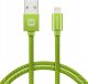 Kabel USB Swissten USB-A - Lightning 1.2 m Zielony (71523207) 1