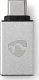 Adapter USB Nedis Nedis CCTB60915AL zmieniacz płci / kabli USB Type-C Male USB A Female Aluminium 1