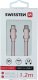 Kabel USB Swissten USB-C - USB-C 1.2 m Czarny (71527202) 4