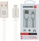 Kabel USB Swissten USB-A - Lightning 0.2 m Srebrny (71523103) 20